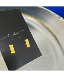 【eto】インゴット デザインピアス(MA)