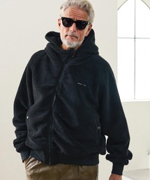 Maison code 13（メゾンコードサーティーン）の「mpa4199- Boa Asymmetric Zip Hoodie ジップパーカー(M26W-05)（パーカー）」