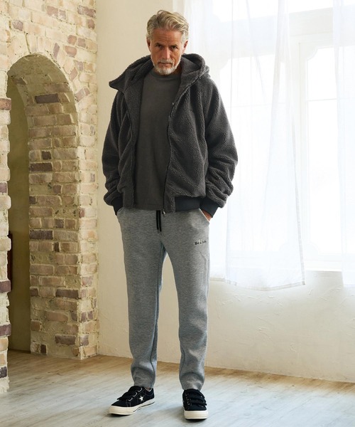 Maison code 13(メゾンコードサーティーン)の「mpa4199- Boa Asymmetric Zip Hoodie ジップパーカー(M26W-05)(パーカー・メンズ・ブラック/チャコール・S/M/L)」の6枚目の写真