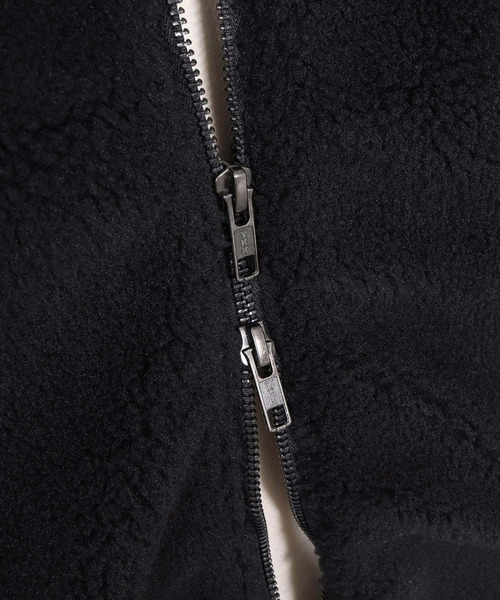 Maison code 13(メゾンコードサーティーン)の「mpa4199- Boa Asymmetric Zip Hoodie ジップパーカー(M26W-05)(パーカー・メンズ・ブラック/チャコール・S/M/L)」の21枚目の写真