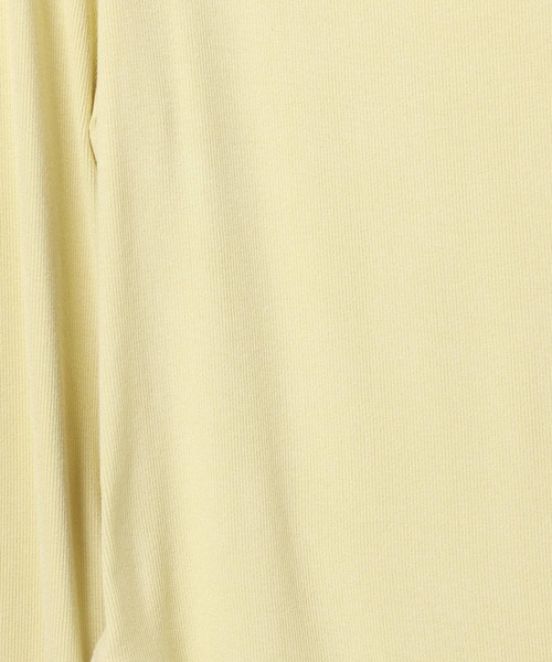 BAYFLOW（ベイフロー）の「[華奢見え]バックシアーロングスリーブT（Tシャツ/カットソー・レディース・イエロー/オフホワイト/ブラック・FREE）」の16枚目の写真