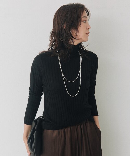 RIVE DROITE(リヴドロワ)の「150cmボールビーズロングネックレス(ネックレス・レディース・シルバー・FREE)」の3枚目の写真