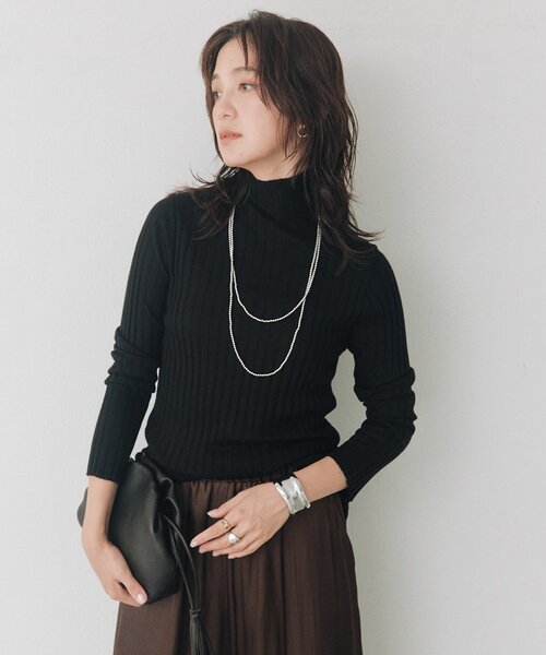 RIVE DROITE(リヴドロワ)の「150cmボールビーズロングネックレス(ネックレス・レディース・シルバー・FREE)」の4枚目の写真