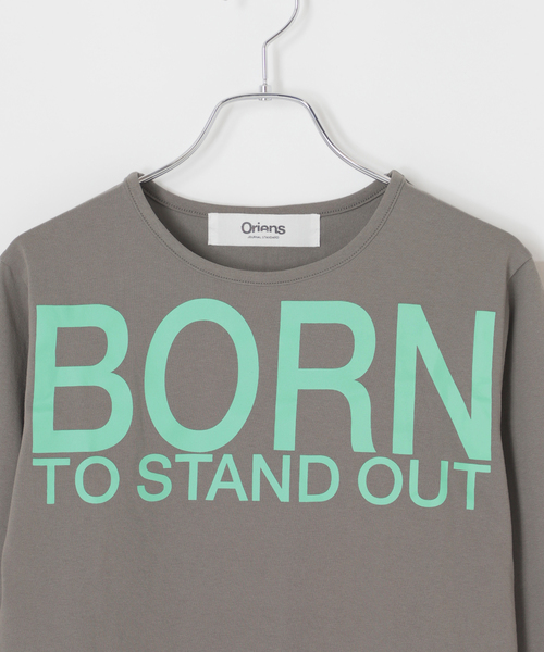 Oriens JOURNAL STANDARD(オリエンス ジャーナルスタンダード)の「BORN ロゴロングスリーブ(Tシャツ/カットソー・レディース・グリーン/グレー・FREE)」の11枚目の写真