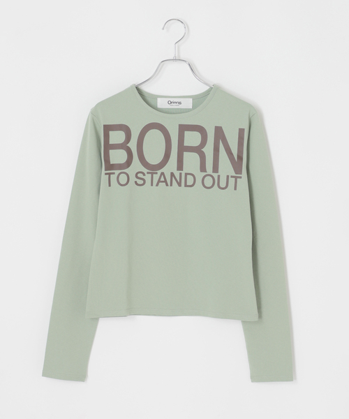 Oriens JOURNAL STANDARD(オリエンス ジャーナルスタンダード)の「BORN ロゴロングスリーブ(Tシャツ/カットソー・レディース・グリーン/グレー・FREE)」の18枚目の写真