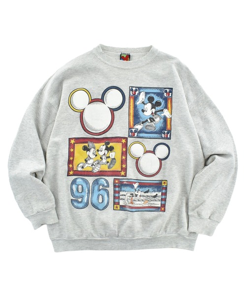 LABORATORY R(ラボラトリーアール)の「【USED】90’s Disney “’96 Mickey&Minnie” キャラクター スウェット(スウェット・メンズ・グレー・X-LARGE)」の1枚目の写真