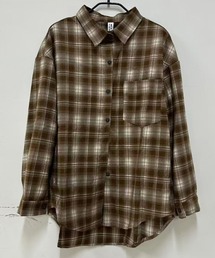 オーバーサイズチェックシャツ