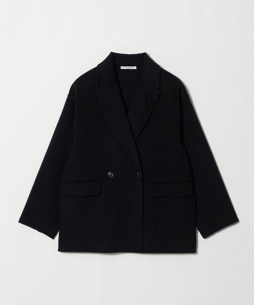 BEAUTY&YOUTH UNITED ARROWS(ビューティーアンドユースユナイテッドアローズ)の「リバー テーラード ミドルコート(その他アウター・レディース・モカ/その他1/ブラック・XS/S/M)」の2枚目の写真