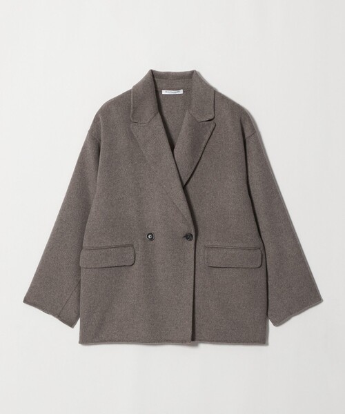 BEAUTY&YOUTH UNITED ARROWS(ビューティーアンドユースユナイテッドアローズ)の「リバー テーラード ミドルコート(その他アウター・レディース・モカ/その他1/ブラック・XS/S/M)」の3枚目の写真