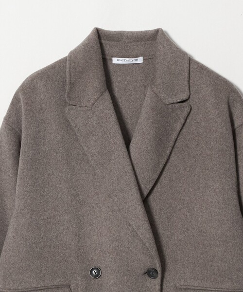 BEAUTY&YOUTH UNITED ARROWS(ビューティーアンドユースユナイテッドアローズ)の「リバー テーラード ミドルコート(その他アウター・レディース・モカ/その他1/ブラック・XS/S/M)」の14枚目の写真