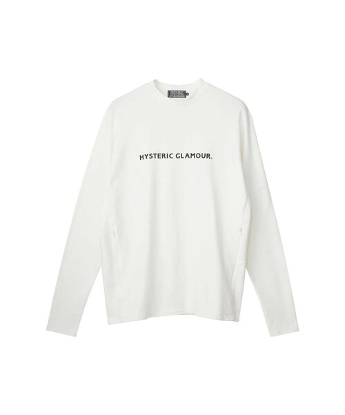 HYSTERIC GLAMOUR(ヒステリックグラマー)の「HYSTERIC LOGO Tシャツ(Tシャツ/カットソー・メンズ・ホワイト/トップグレー/ブラック・LARGE/MEDIUM/SMALL/X-LARGE)」の1枚目の写真