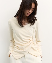 DRWCYS（ドロシーズ）の「ウォームタッチレースカシュクールトップス（Tシャツ/カットソー）」