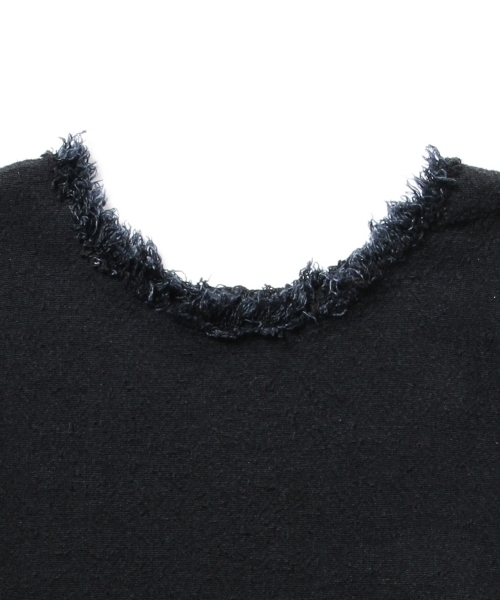 Demi-Luxe BEAMS（デミルクス ビームス）の「Demi-Luxe BEAMS / リネンシルク フリンジプルオーバー（シャツ/ブラウス・レディース・オフホワイト/ブラック・36/38）」の13枚目の写真