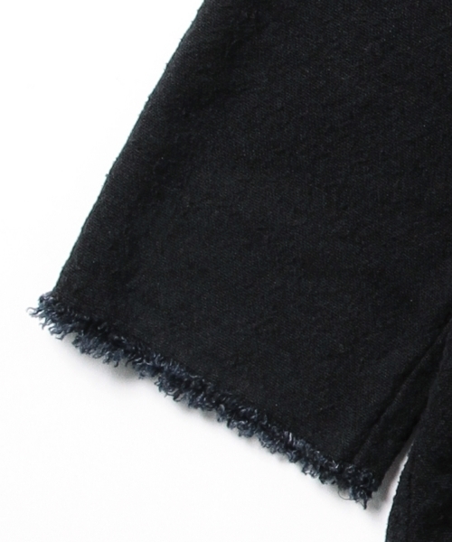 Demi-Luxe BEAMS（デミルクス ビームス）の「Demi-Luxe BEAMS / リネンシルク フリンジプルオーバー（シャツ/ブラウス・レディース・オフホワイト/ブラック・36/38）」の14枚目の写真