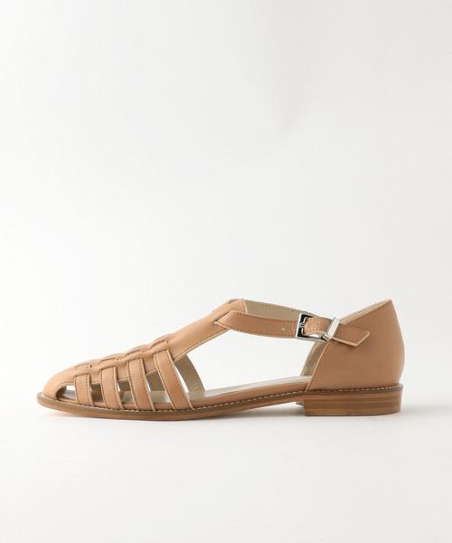 Steven Alan（スティーブンアラン）の「＜Steven Alan＞LEATHER MESH SANDAL/ｻﾝﾀﾞﾙ（サンダル・レディース・オフホワイト/ブラウン・36/38/37）」の8枚目の写真