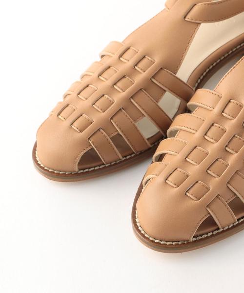 Steven Alan（スティーブンアラン）の「＜Steven Alan＞LEATHER MESH SANDAL/ｻﾝﾀﾞﾙ（サンダル・レディース・オフホワイト/ブラウン・36/38/37）」の5枚目の写真
