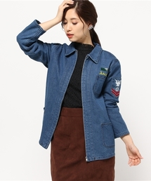 Ray BEAMS | TOGA ODDS&ENDS / プリントデニム ジャケット(ブルゾン)