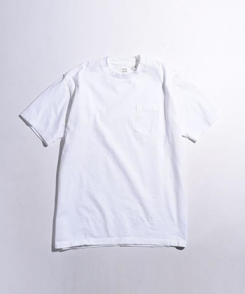 BALANCE&HARMONY(バランスアンドハーモニー)の「<BALANCE&HARMONY> POCKET TEE 16SS/Tシャツ ◆(Tシャツ/カットソー・メンズ・ホワイト/ベージュ/ブラック/オリーブ・X-LARGE/LARGE/SMALL/MEDIUM)」の1枚目の写真