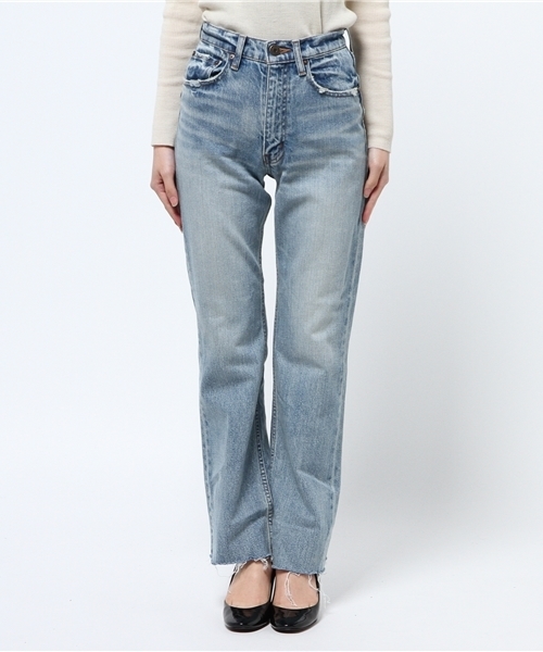 MOUSSY（マウジー）の「Straight Flare（デニムパンツ・レディース・ブルー・23inch/24inch/27inch/26inch/25inch）」の13枚目の写真