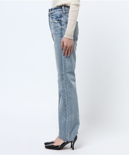 MOUSSY（マウジー）の「Straight Flare（デニムパンツ・レディース・ブルー・23inch/24inch/27inch/26inch/25inch）」の14枚目の写真
