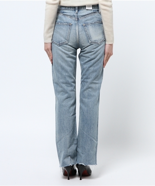 MOUSSY（マウジー）の「Straight Flare（デニムパンツ・レディース・ブルー・23inch/24inch/27inch/26inch/25inch）」の7枚目の写真