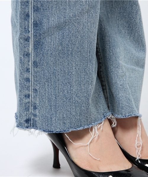 MOUSSY（マウジー）の「Straight Flare（デニムパンツ・レディース・ブルー・23inch/24inch/27inch/26inch/25inch）」の11枚目の写真