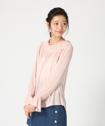 LOWRYS FARM | ヨウリュウシャーリングブラウス　747802 (シャツ/ブラウス)