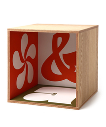 Sync.（スィンク）の「Sync.【HOUSE INDUSTRIES】SQUARE SHELF "FONTS" x  KARIMOKU（収納グッズ）」