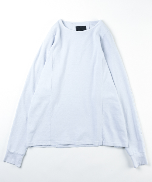 OURET（オーレット）の「DUTCH ARMY REPRODUCE RIB STITCH DOLMAN SLEEVE PULLOVER（Tシャツ/カットソー・メンズ・ブラック/ホワイト系その他/グリーン系その他・1/2/3）」の2枚目の写真
