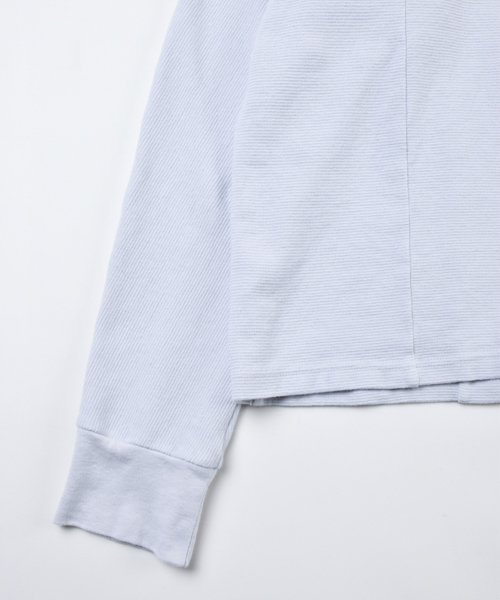 OURET（オーレット）の「DUTCH ARMY REPRODUCE RIB STITCH DOLMAN SLEEVE PULLOVER（Tシャツ/カットソー・メンズ・ブラック/ホワイト系その他/グリーン系その他・1/2/3）」の5枚目の写真