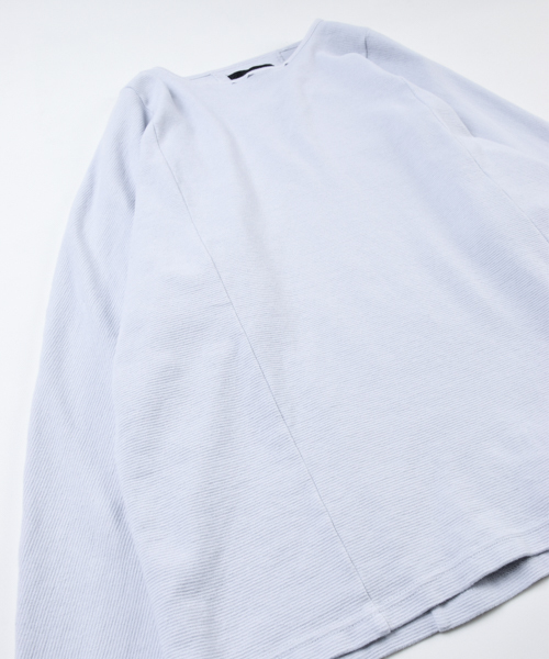 OURET（オーレット）の「DUTCH ARMY REPRODUCE RIB STITCH DOLMAN SLEEVE PULLOVER（Tシャツ/カットソー・メンズ・ブラック/ホワイト系その他/グリーン系その他・1/2/3）」の6枚目の写真