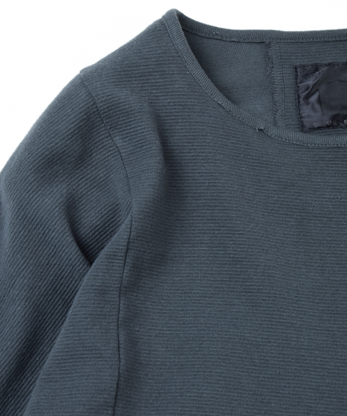 OURET（オーレット）の「DUTCH ARMY REPRODUCE RIB STITCH DOLMAN SLEEVE PULLOVER（Tシャツ/カットソー・メンズ・ブラック/ホワイト系その他/グリーン系その他・1/2/3）」の9枚目の写真