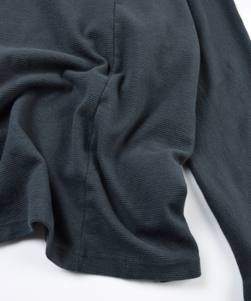 OURET（オーレット）の「DUTCH ARMY REPRODUCE RIB STITCH DOLMAN SLEEVE PULLOVER（Tシャツ/カットソー・メンズ・ブラック/ホワイト系その他/グリーン系その他・1/2/3）」の10枚目の写真