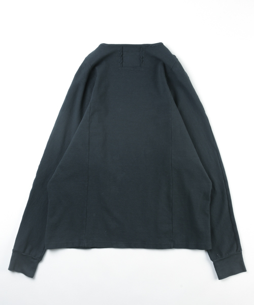 OURET（オーレット）の「DUTCH ARMY REPRODUCE RIB STITCH DOLMAN SLEEVE PULLOVER（Tシャツ/カットソー・メンズ・ブラック/ホワイト系その他/グリーン系その他・1/2/3）」の11枚目の写真
