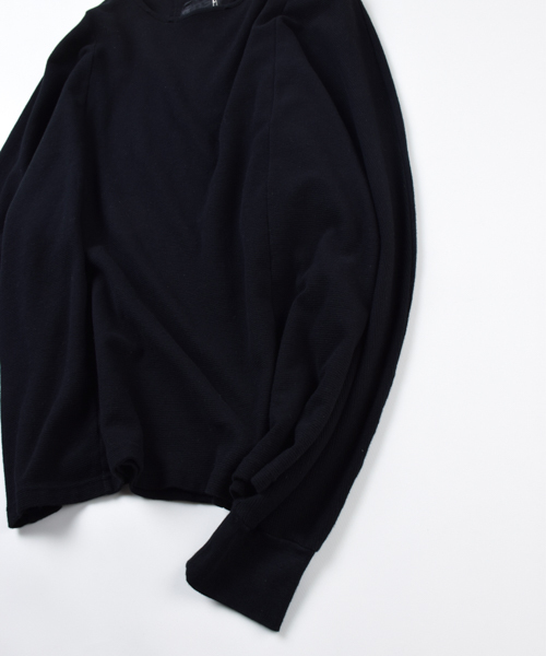 OURET（オーレット）の「DUTCH ARMY REPRODUCE RIB STITCH DOLMAN SLEEVE PULLOVER（Tシャツ/カットソー・メンズ・ブラック/ホワイト系その他/グリーン系その他・1/2/3）」の13枚目の写真