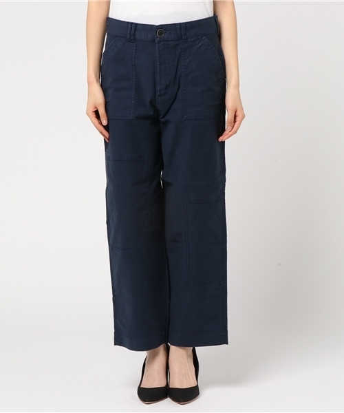 Moname(モナーム)の「■MONAME ファティーグパンツ WIDE PANTS(ワイドパンツ)/41163218(デニムパンツ・レディース・カーキ/ネイビー・23inch/25inch/24inch/26inch)」の6枚目の写真