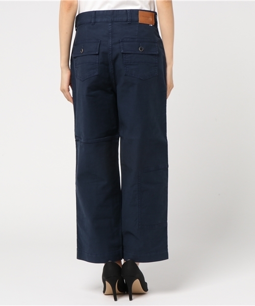 Moname(モナーム)の「■MONAME ファティーグパンツ WIDE PANTS(ワイドパンツ)/41163218(デニムパンツ・レディース・カーキ/ネイビー・23inch/25inch/24inch/26inch)」の8枚目の写真