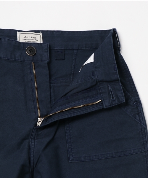 Moname(モナーム)の「■MONAME ファティーグパンツ WIDE PANTS(ワイドパンツ)/41163218(デニムパンツ・レディース・カーキ/ネイビー・23inch/25inch/24inch/26inch)」の4枚目の写真