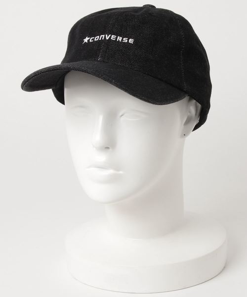 CONVERSE(コンバース)の「【CONVERSE/コンバース】コットンローキャップ ブランドロゴ 刺繍(キャップ・メンズ・ブラック/ネイビー/ホワイト/ピンク/ロイヤルブルー/スミクロ/レッド/エンジ/ベージュ/パープル・FREE)」の4枚目の写真