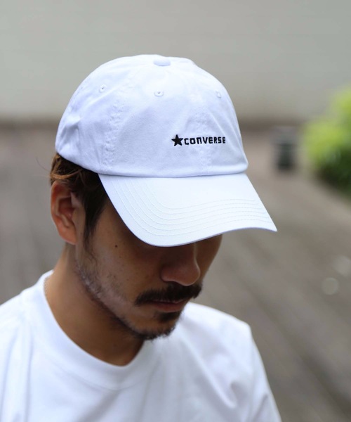 CONVERSE(コンバース)の「【CONVERSE/コンバース】コットンローキャップ ブランドロゴ 刺繍(キャップ・メンズ・ブラック/ネイビー/ホワイト/ピンク/ロイヤルブルー/スミクロ/レッド/エンジ/ベージュ/パープル・FREE)」の20枚目の写真