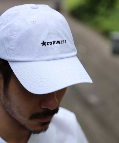 CONVERSE(コンバース)の「【CONVERSE/コンバース】コットンローキャップ ブランドロゴ 刺繍(キャップ・メンズ・ブラック/ネイビー/ホワイト/ピンク/ロイヤルブルー/スミクロ/レッド/エンジ/ベージュ/パープル・FREE)」の19枚目の写真