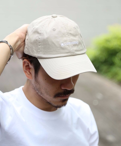CONVERSE(コンバース)の「【CONVERSE/コンバース】コットンローキャップ ブランドロゴ 刺繍(キャップ・メンズ・ブラック/ネイビー/ホワイト/ピンク/ロイヤルブルー/スミクロ/レッド/エンジ/ベージュ/パープル・FREE)」の16枚目の写真