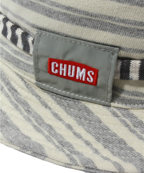 BEAMS（ビームス）の「CHUMS×BEAMS / 別注 ボーダースウェットハット（ハット・メンズ・グレー/ネイビー・ONE SIZE）」の3枚目の写真