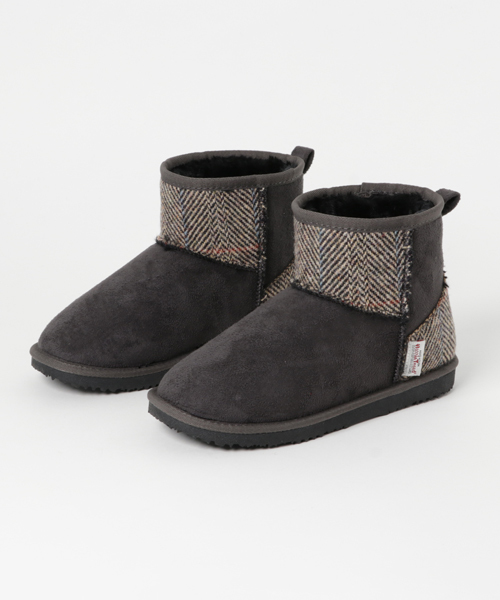 勃起 フラッシュのように素早く 現実には ハリス ツイード ムートン ブーツ