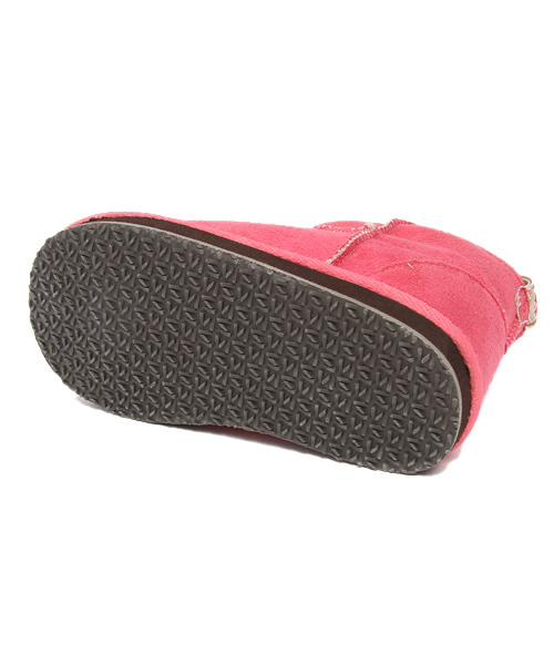 green label relaxing(グリーンレーベルリラクシング)の「EX PONY GO ROUND ボアショートブーツ†(ブーツ・キッズ・Beige/PINK/ナチュラル/ダークブラウン/ライトピンク・14cm/15cm/16cm/17cm/18cm)」の7枚目の写真