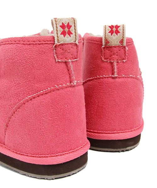 green label relaxing(グリーンレーベルリラクシング)の「EX PONY GO ROUND ボアショートブーツ†(ブーツ・キッズ・Beige/PINK/ナチュラル/ダークブラウン/ライトピンク・14cm/15cm/16cm/17cm/18cm)」の11枚目の写真