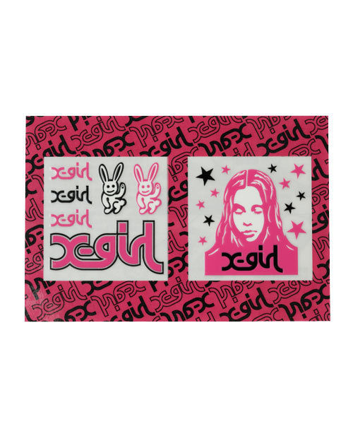 X-girl（エックスガール）の「X-girl STICKER SET（ステッカー/テープ