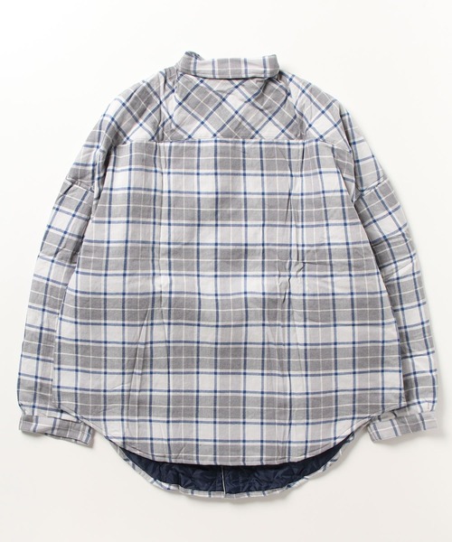 VOTE MAKE NEW CLOTHES(ボートメイクニュークローズ)の「VOTE MAKE NEW CLOTHES ヴォートメイクニュークローズ MARVEL BIG SHIRTS W/QUILT マーベルビッグシャツ(シャツ/ブラウス・メンズ・レッド/ブルー・SMALL/MEDIUM/LARGE)」の5枚目の写真