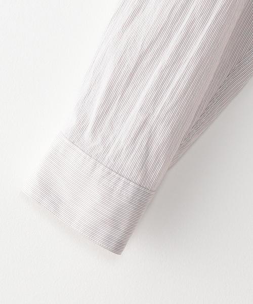 STILL BY HAND（スティルバイハンド）の「＜STILL BY HAND＞ LONG SHIRT/シャツ（シャツ/ブラウス・メンズ・ライトブルー/ベージュ・50/46/48）」の3枚目の写真