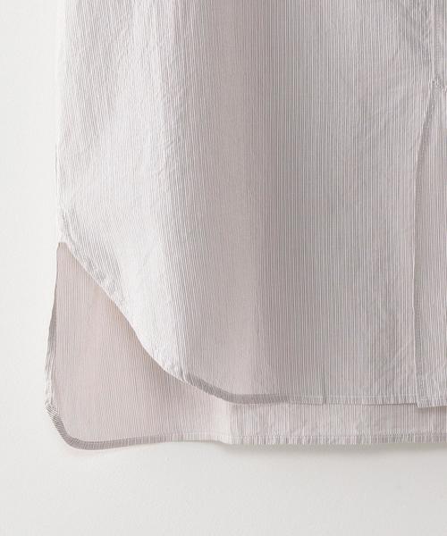 STILL BY HAND（スティルバイハンド）の「＜STILL BY HAND＞ LONG SHIRT/シャツ（シャツ/ブラウス・メンズ・ライトブルー/ベージュ・50/46/48）」の11枚目の写真